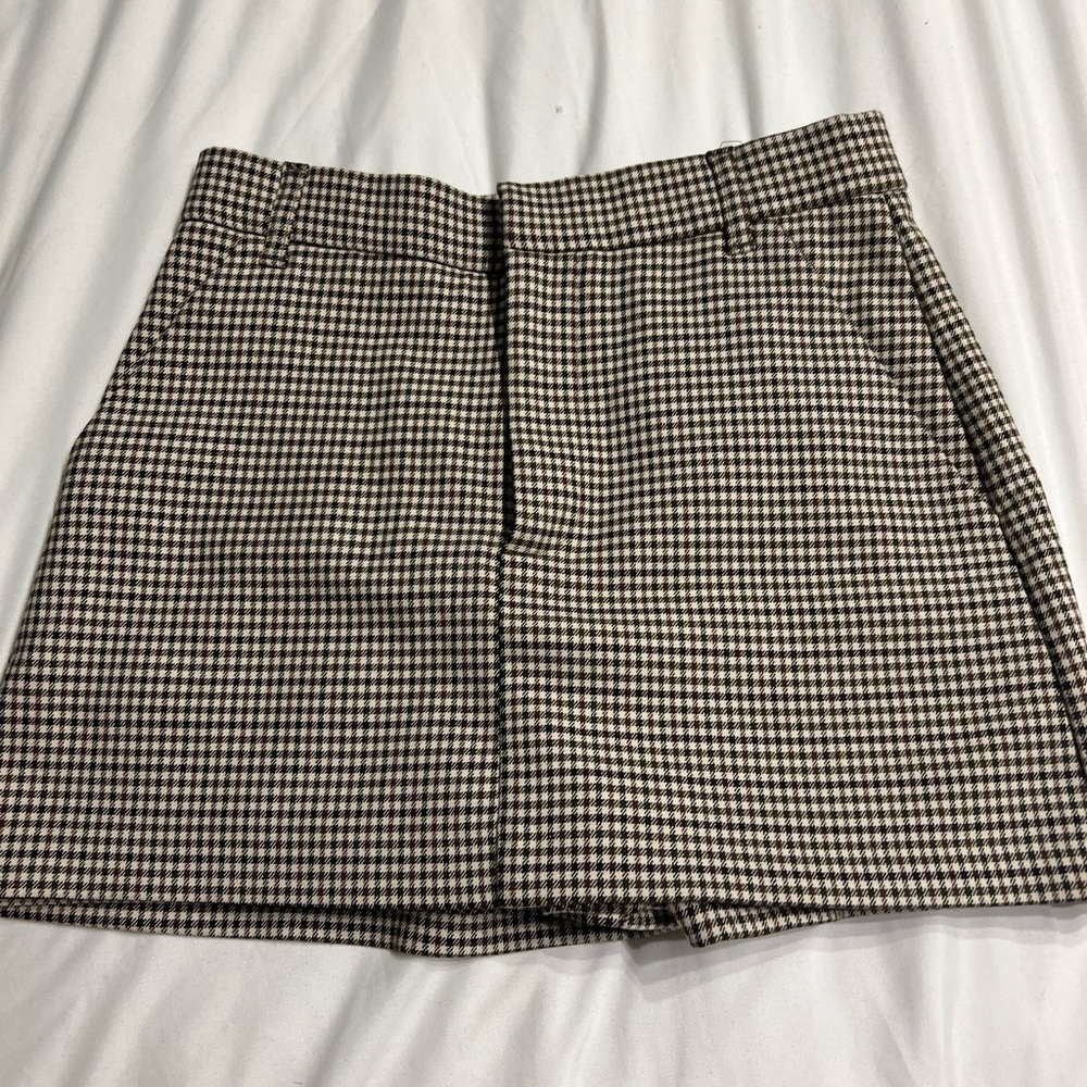 Zara plaid skirt/shorts